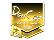 Sticker | DavCost (Gold) | Cluj-Napoca 2015 image