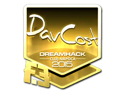 Sticker | DavCost (Gold) | Cluj-Napoca 2015 image