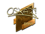 Sticker | oskar (Gold) | Boston 2018 image