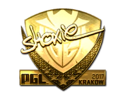 Sticker | shox (Gold) | Krakow 2017 image