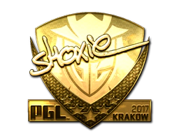 Sticker | shox (Gold) | Krakow 2017 image