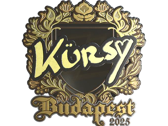 Sticker | Kursy (Gold) | Budapest 2025 image