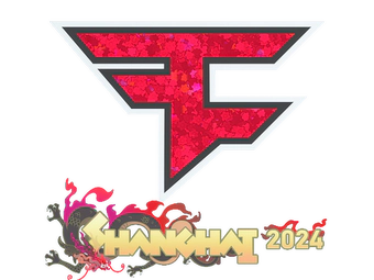 Sticker | FaZe Clan (Glitter) | Shanghai 2024 image