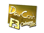 Sticker | DavCost (Gold) | Cologne 2015 image