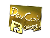 Sticker | DavCost (Gold) | Cologne 2015 image