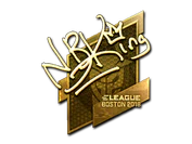 Sticker | NBK- (Gold) | Boston 2018 image