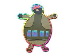 Sticker | Poorly Drawn IDF (Holo) image