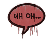 Sealed Graffiti | Uh Oh (Blood Red) image