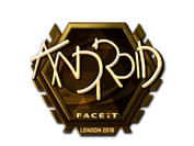 Sticker | ANDROID (Gold) | London 2018 image
