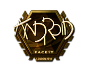 Sticker | ANDROID (Gold) | London 2018 image