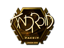 Sticker | ANDROID (Gold) | London 2018 image
