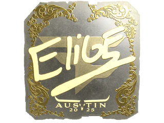 Sticker | EliGE (Gold) | Austin 2025