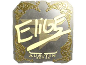 Sticker | EliGE (Gold) | Austin 2025 image