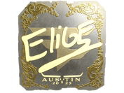Sticker | EliGE (Gold) | Austin 2025 image