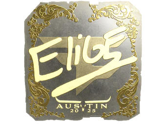 Sticker | EliGE (Gold) | Austin 2025 image