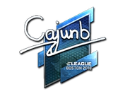 Sticker | cajunb (Foil) | Boston 2018 image