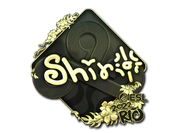 Sticker | sh1ro (Gold) | Rio 2022 image