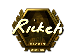 Sticker | Rickeh (Gold) | London 2018 image