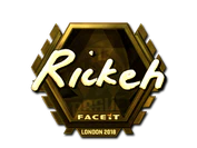 Sticker | Rickeh (Gold) | London 2018 image