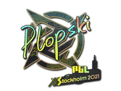 Sticker | Plopski (Holo) | Stockholm 2021 image