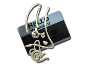 Sticker | Hello M4A1-S (Gold) image