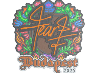 Sticker | fEAR (Embroidered) | Budapest 2025
