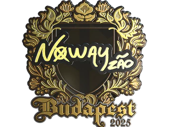 Sticker | noway (Gold) | Budapest 2025 image