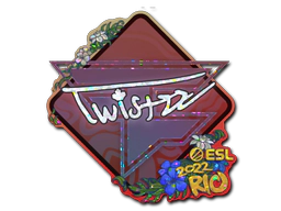 Sticker | Twistzz (Glitter) | Rio 2022 image
