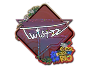 Sticker | Twistzz (Glitter) | Rio 2022 image