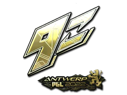 Sticker | 9z Team (Gold) | Antwerp 2022 image