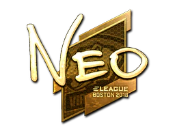 Sticker | NEO (Gold) | Boston 2018 image