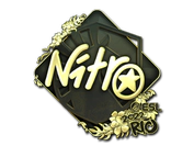 Sticker | nitr0 (Gold) | Rio 2022 image