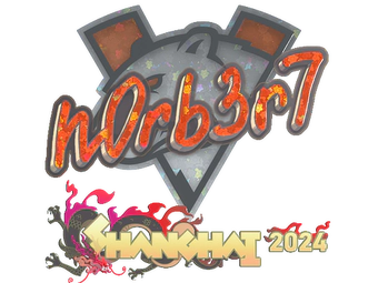 Sticker | n0rb3r7 (Glitter) | Shanghai 2024 image