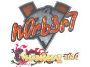 Sticker | n0rb3r7 (Glitter) | Shanghai 2024 image