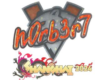 Sticker | n0rb3r7 (Glitter) | Shanghai 2024 image