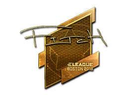 Sticker | fitch (Gold) | Boston 2018 image