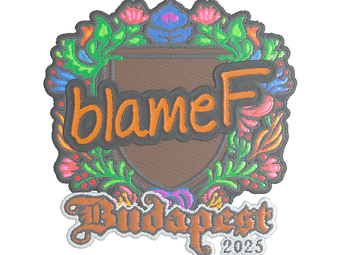 Sticker | blameF (Embroidered) | Budapest 2025 image
