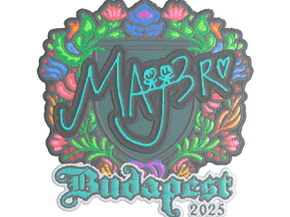 Sticker | MAJ3R (Embroidered) | Budapest 2025