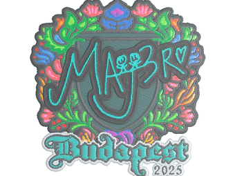 Sticker | MAJ3R (Embroidered) | Budapest 2025 image