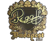 Sticker | regali (Gold) | Budapest 2025 image