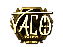 Sticker | TACO (Gold) | London 2018 image