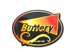 Sticker | Flame Buttery (Holo) image