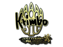 Sticker | Krimbo (Gold) | Antwerp 2022 image