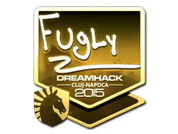 Sticker | FugLy (Gold) | Cluj-Napoca 2015 image