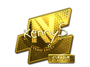 Sticker | kennyS (Gold) | Atlanta 2017 image