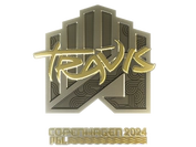 Sticker | TRAVIS (Gold) | Copenhagen 2024 image