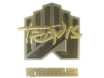 Sticker | TRAVIS (Gold) | Copenhagen 2024 image