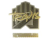 Sticker | TRAVIS (Gold) | Copenhagen 2024 image