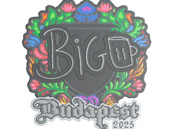Sticker | biguzera (Embroidered) | Budapest 2025 image