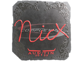 Sticker | nicx (Foil) | Austin 2025 image